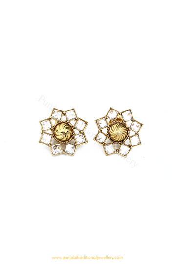Antique Gold Finished Studs By PTJ